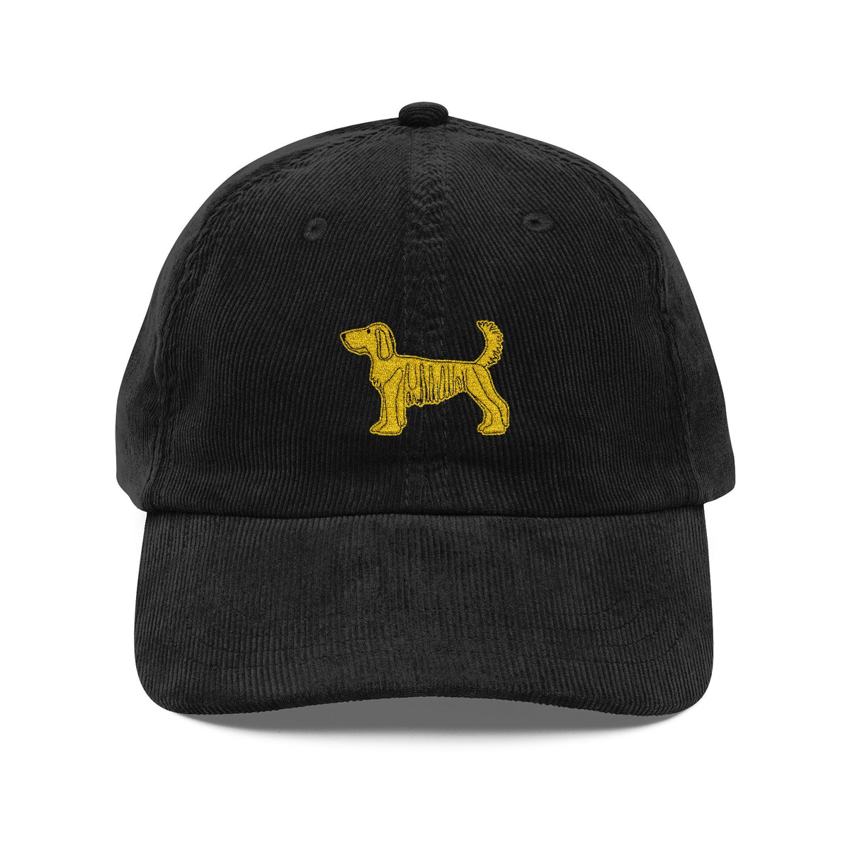 Scottish Terrier Corduroy Hat Embroidered Dog Cap Pet Mom Present Vintage Canine Headwear Casual