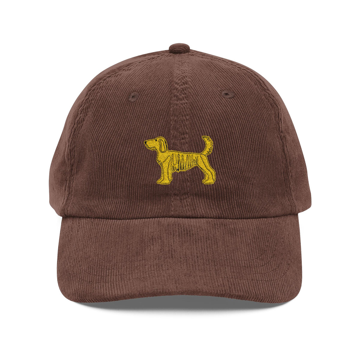 Scottish Terrier Corduroy Hat Embroidered Dog Cap Pet Mom Present Vintage Canine Headwear Casual – product image 2