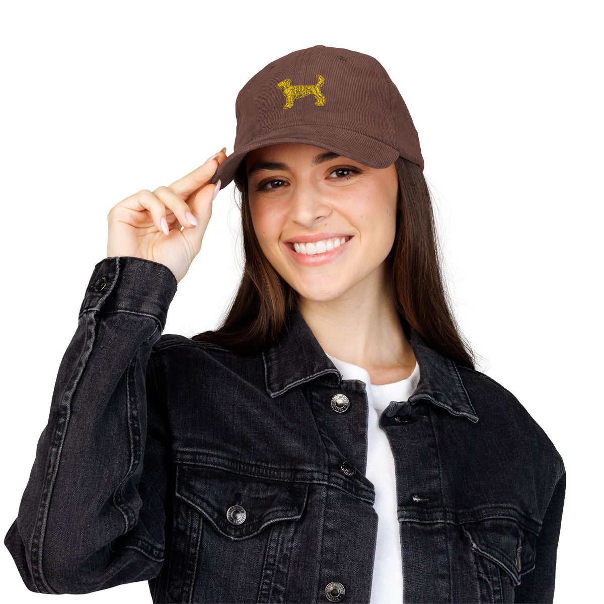 Scottish Terrier Corduroy Hat Embroidered Dog Cap Pet Mom Present Vintage Canine Headwear Casual – product image 9