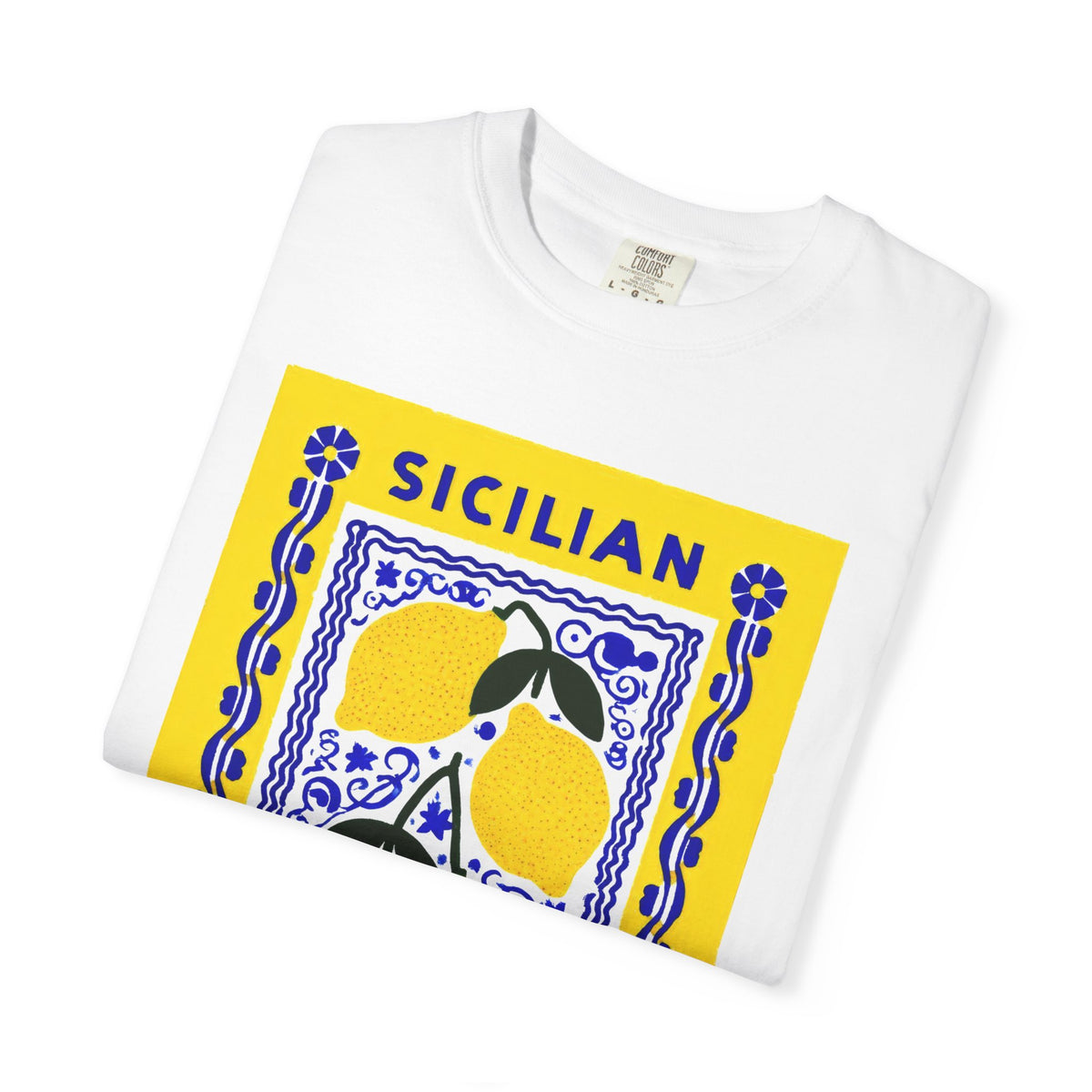 Sicilian Lemons Graphic T Shirt Amalfi Coast Citrus Tee Italian Summer Vacation Shirt For Italy Lover