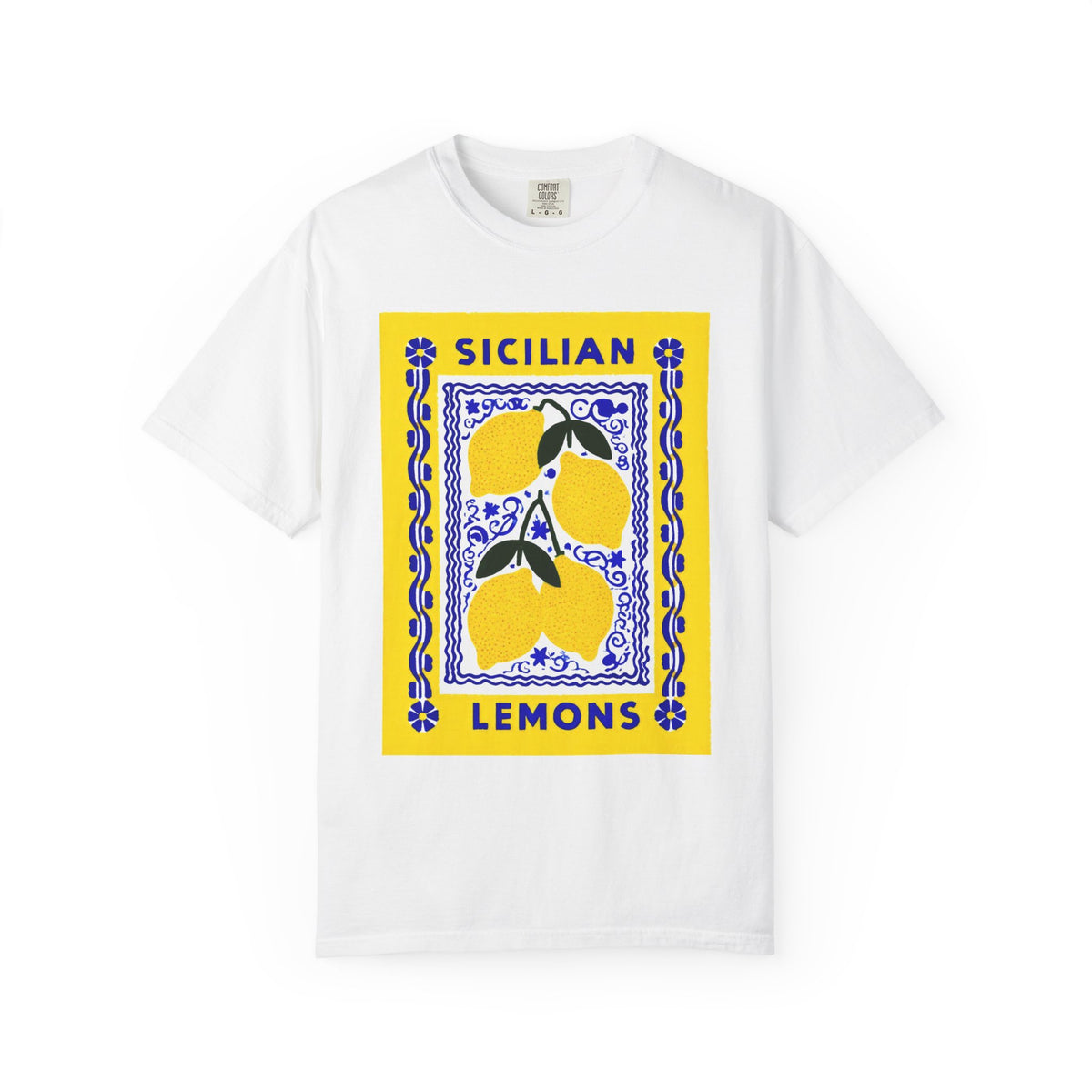 Sicilian Lemons Graphic T Shirt Amalfi Coast Citrus Tee Italian Summer Vacation Shirt For Italy Lover – product image 2