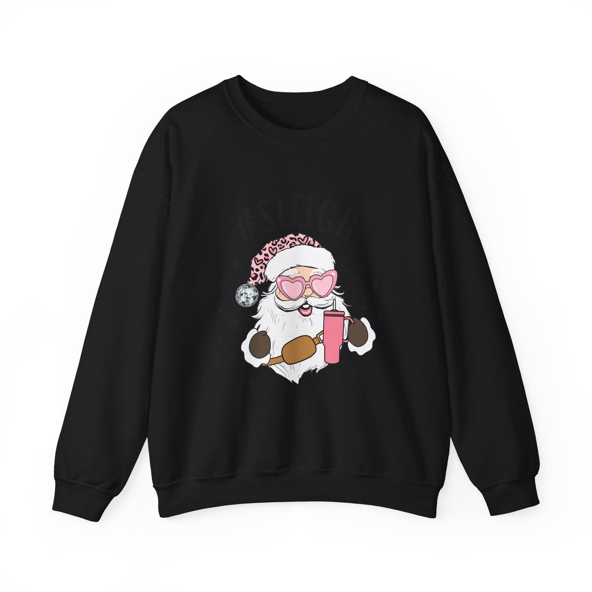 Sleigh Santa Sweatshirt Gift For Wife Funny Holiday Present For Sister Trendy Graphic Crewneck – product image 7