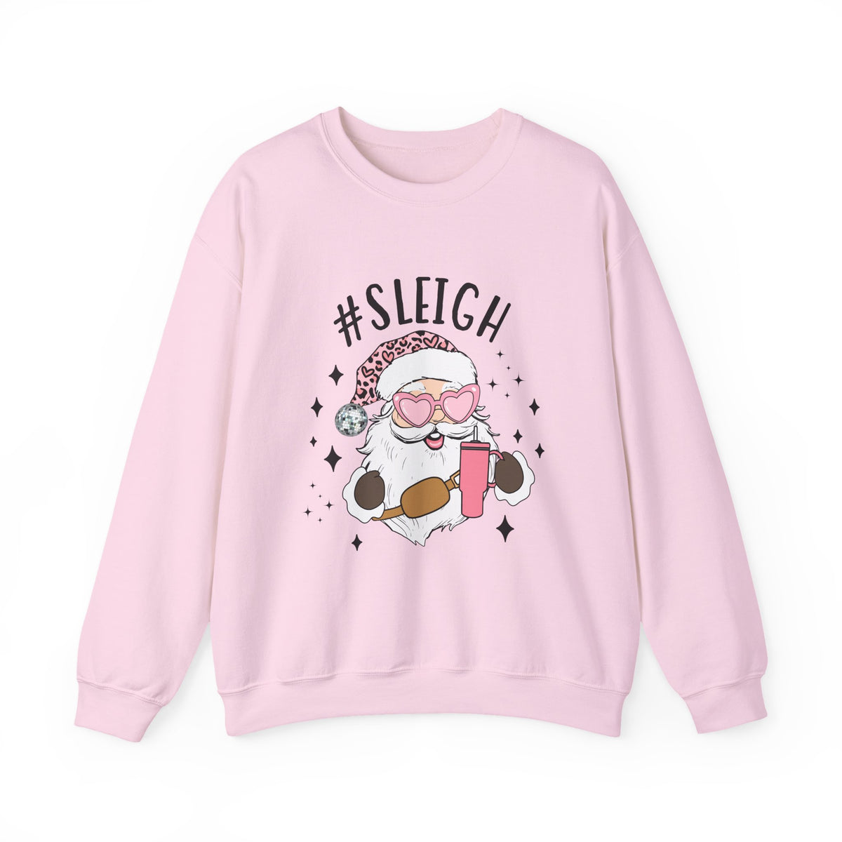 Sleigh Santa Sweatshirt Gift For Wife Funny Holiday Present For Sister Trendy Graphic Crewneck – product image 8