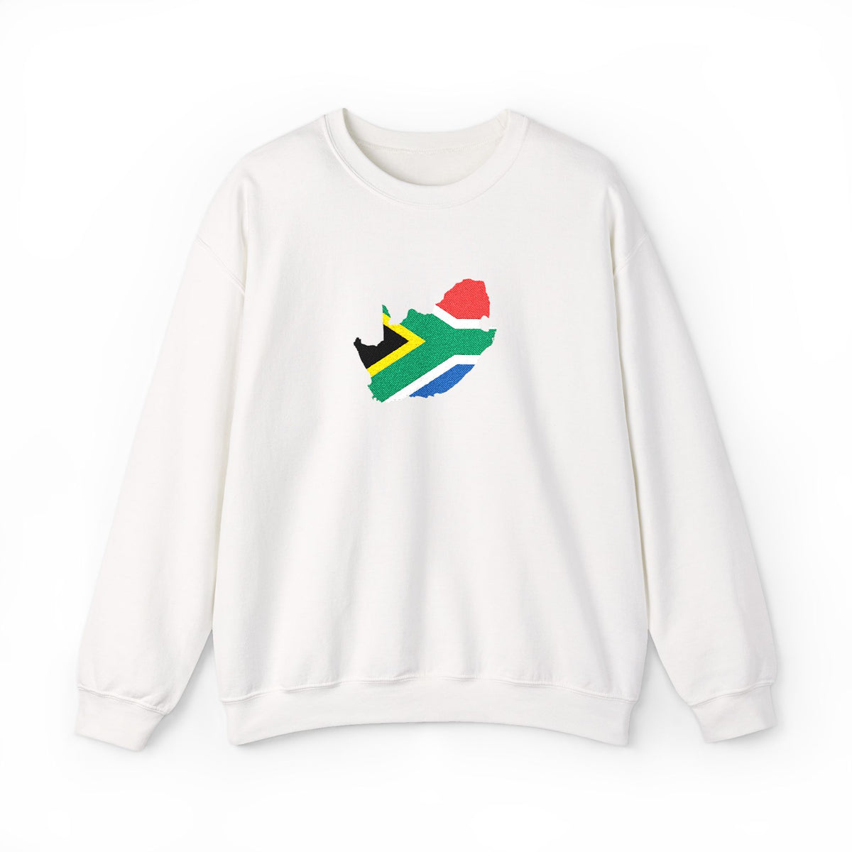 South Africa Embroidered Sweatshirt Gift For Traveler South African Flag Crewneck Africa Travel Gift – product image 2