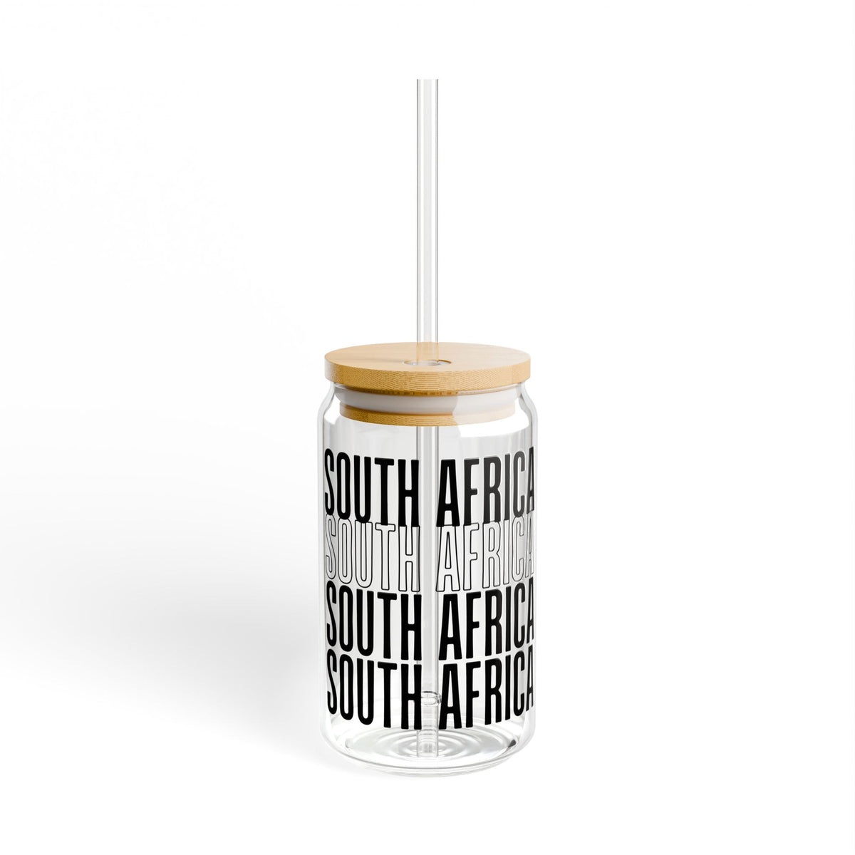 South Africa Gift Cup For Ice Coffee Gift For South African Expat Glass Mug South African Home Decor