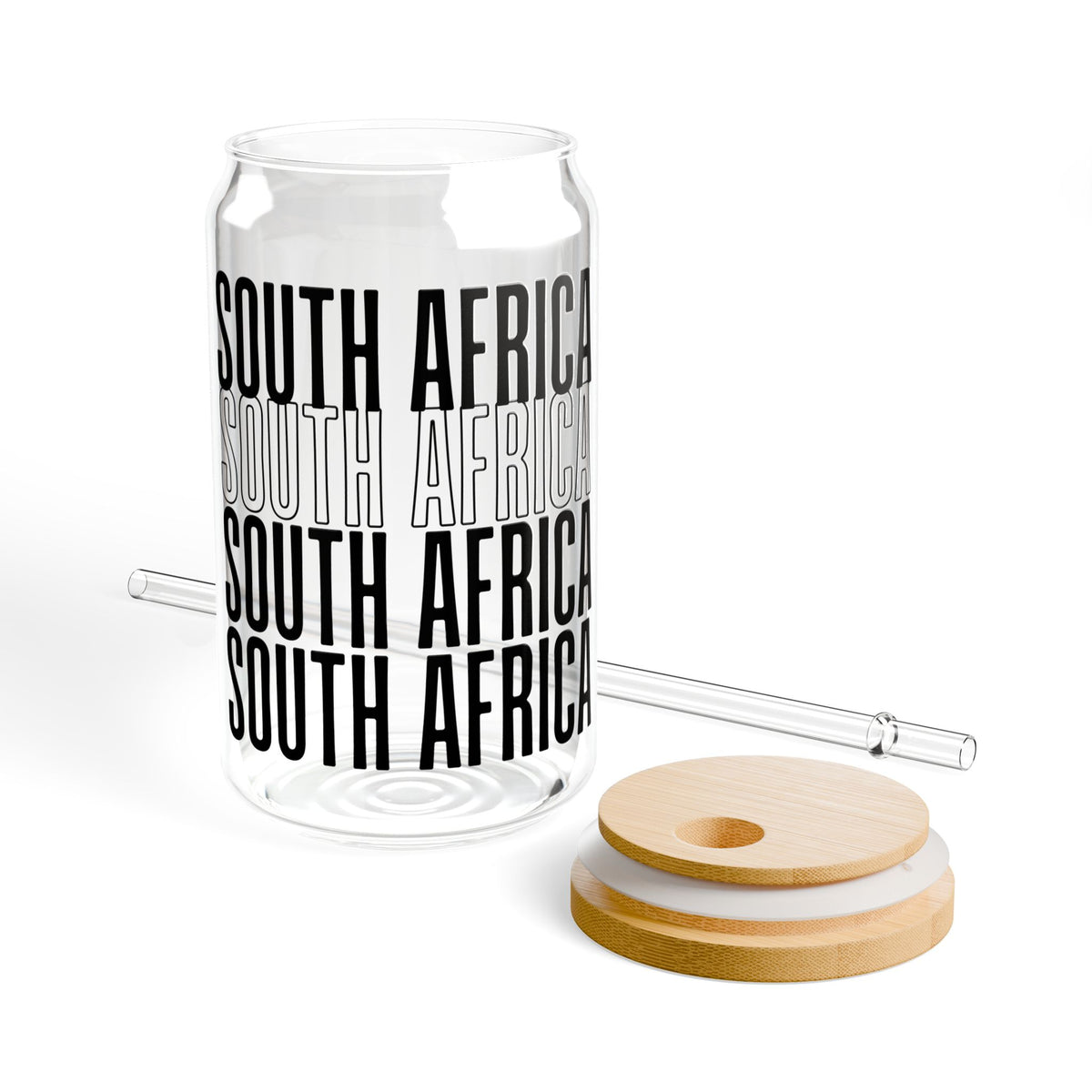 South Africa Gift Cup For Ice Coffee Gift For South African Expat Glass Mug South African Home Decor – product image 2