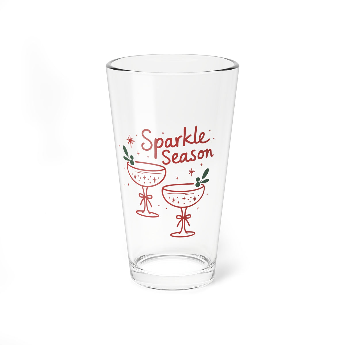 Sparkle Season Mixing Glass Gift For Best Friend Christmas Cocktail Cup Present For Cousin Festive