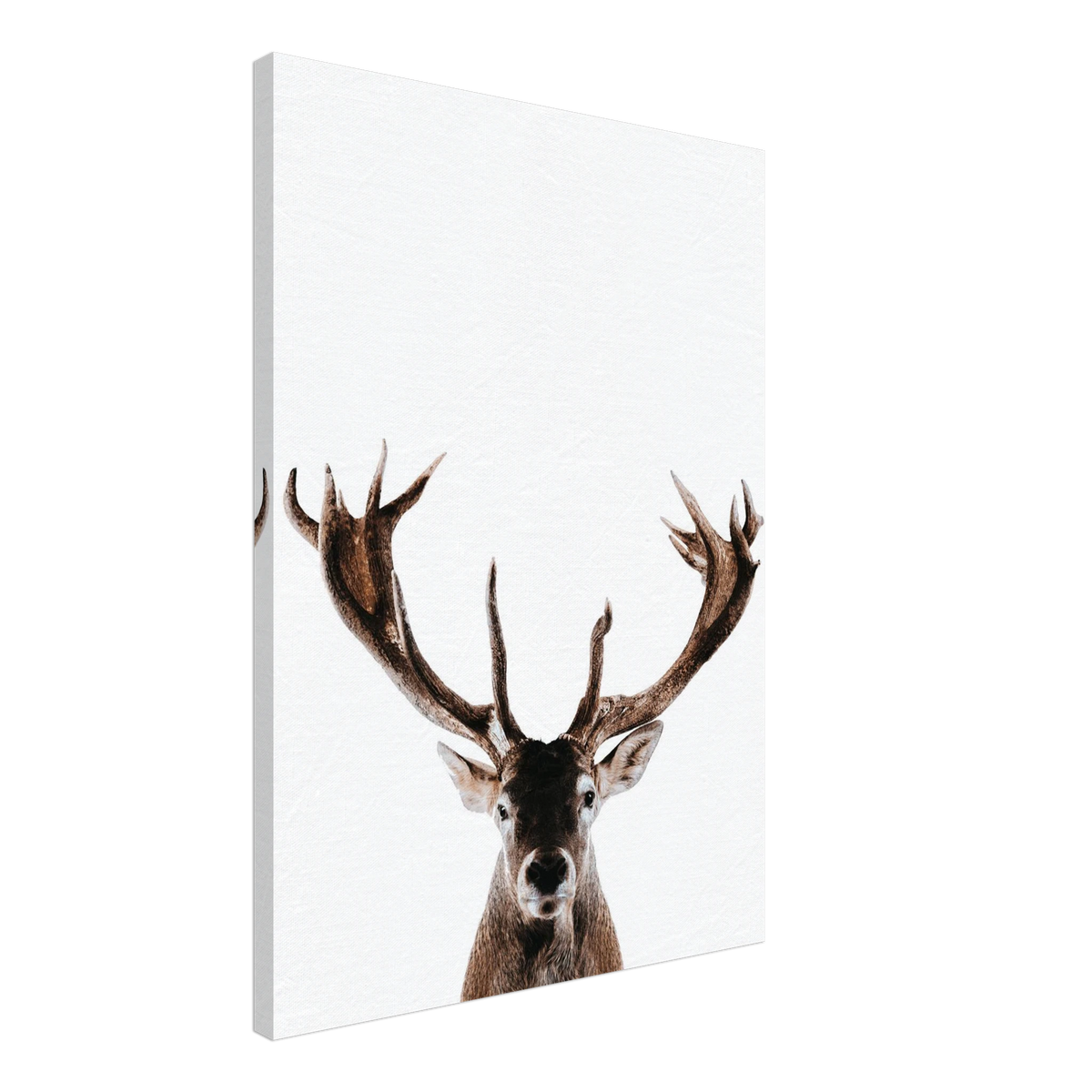 Stag Wall Art Canvas Print For Wildlife Home Decor Majestic Deer Portrait Artwork For Rustic Lodge – product image 3