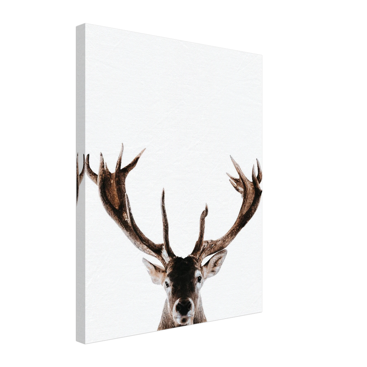Stag Wall Art Canvas Print For Wildlife Home Decor Majestic Deer Portrait Artwork For Rustic Lodge – product image 5