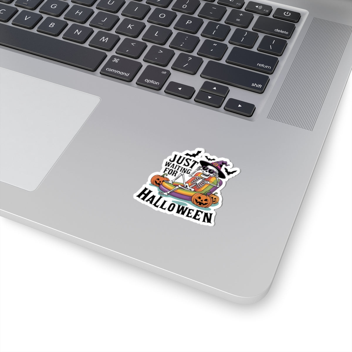 Summer Halloween Stickers For Halloween Lovers, Just Waiting For Halloween Skeleton Float Sticker, – product image 11