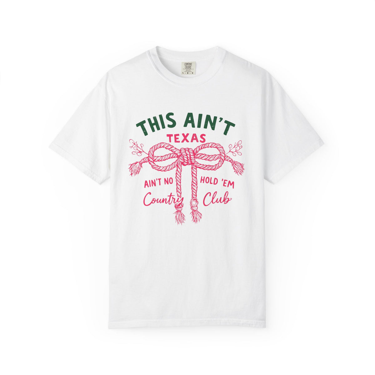 Summer Western T Shirt Gift For Her This Aint Texas Country Club Tee Rodeo Rope Graphic Vacation – product image 2