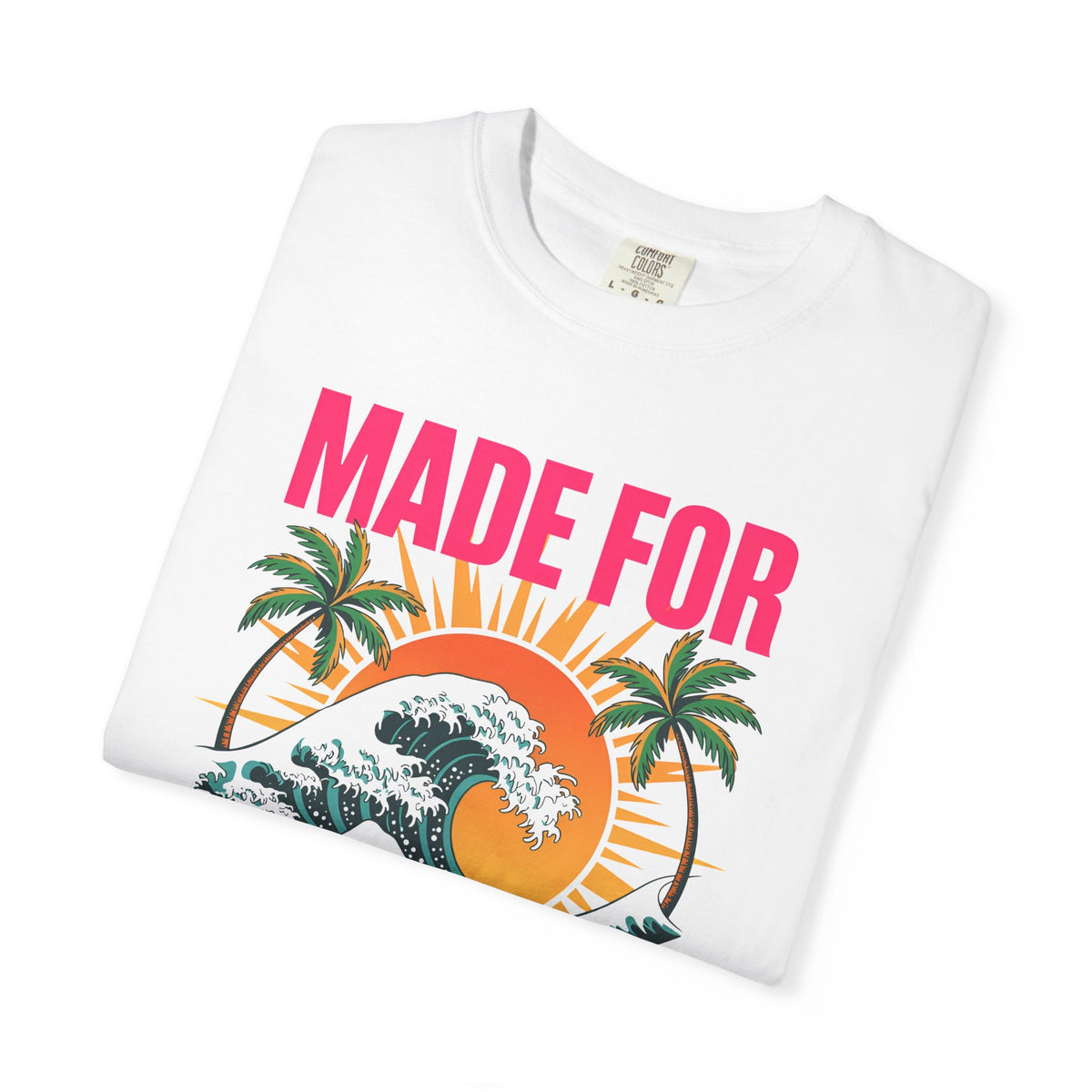 Sunshine Wave T Shirt Tropical Palm Sunset Tee Beach Vacation Gift For Sister Retro Surf Clothing – product image 2