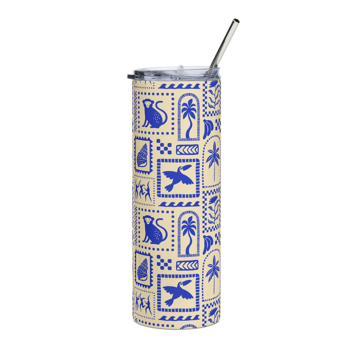 Tropical Travel Tumbler Vacation Gift Beach Lover Drinkware Resort Coffee Cup Island Adventure