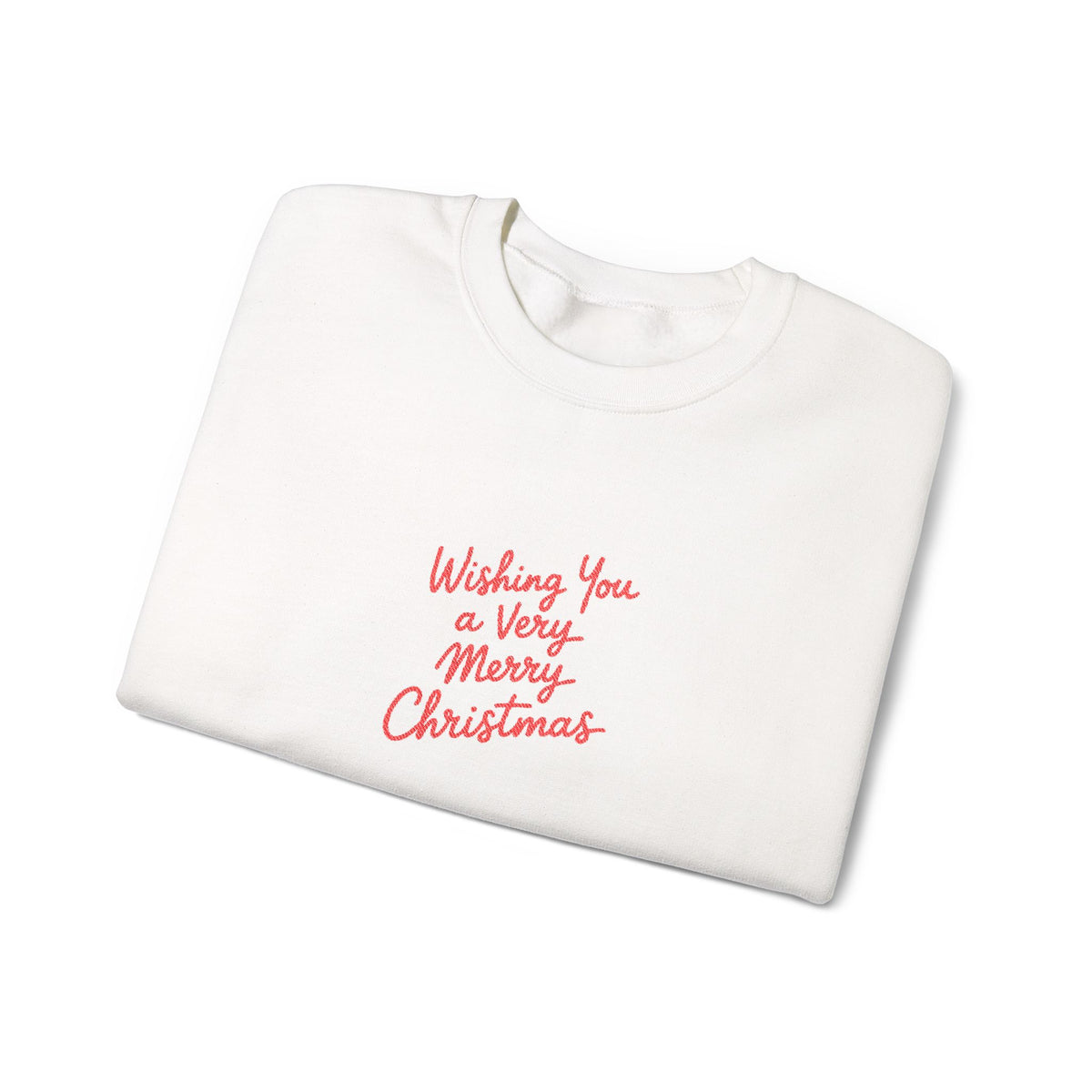 Very Merry Embroidered Sweatshirt Gift For Wife Christmas Crewneck Present For Girlfriend Handwritten