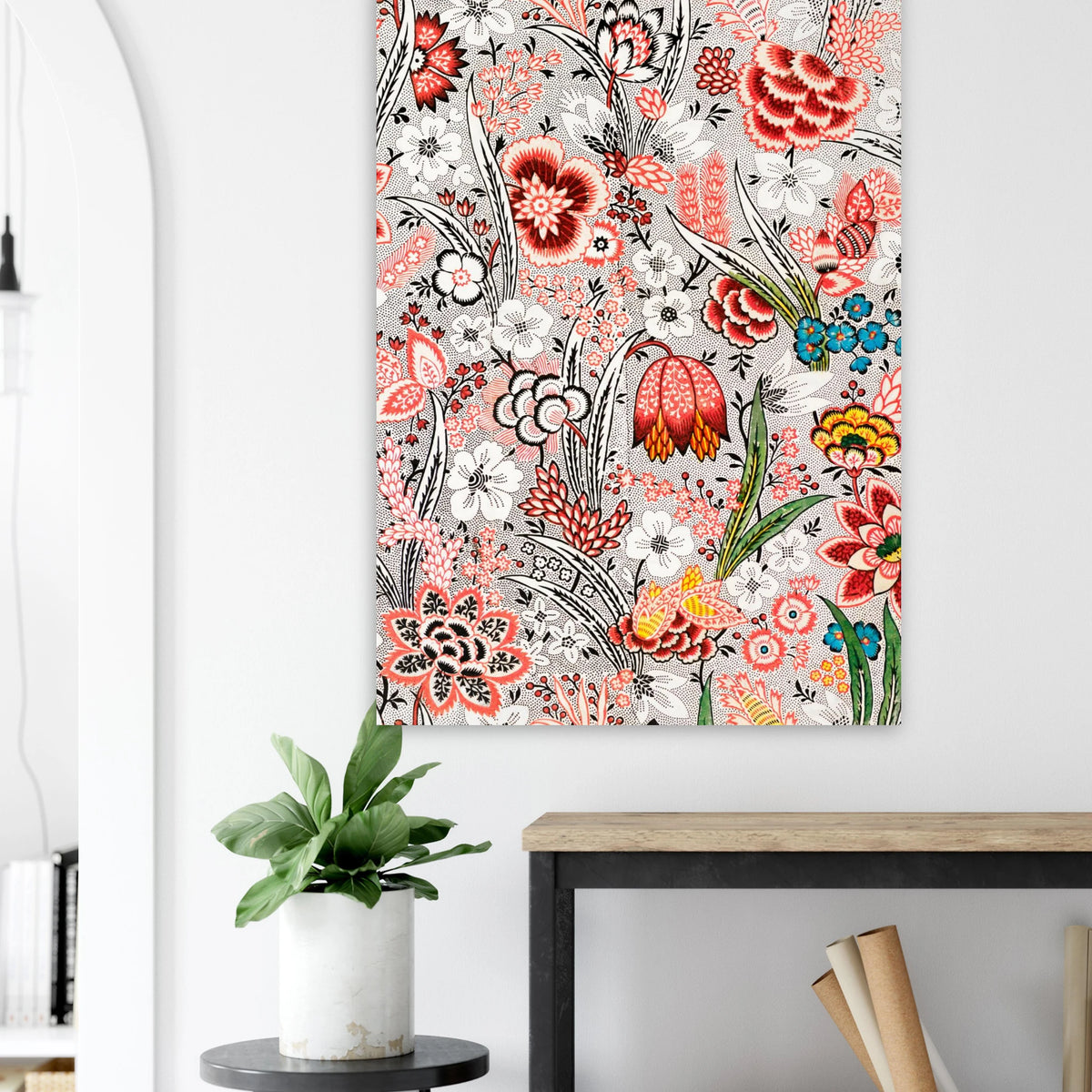 Vintage Botanical Wall Art Flowers Poster Print Cottagecore Floral Artwork For Romantic Interiors #PD_851 – product image 10