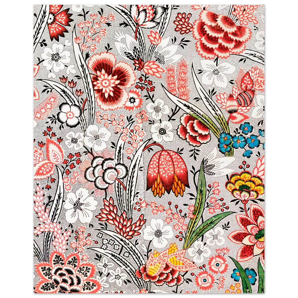 Vintage Botanical Wall Art Flowers Poster Print Cottagecore Floral Artwork For Romantic Interiors #PD_851 – product image 2