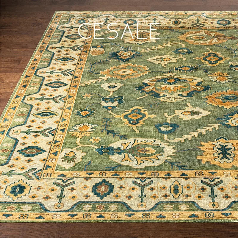vintage pattern french inspired area rug alternate product view