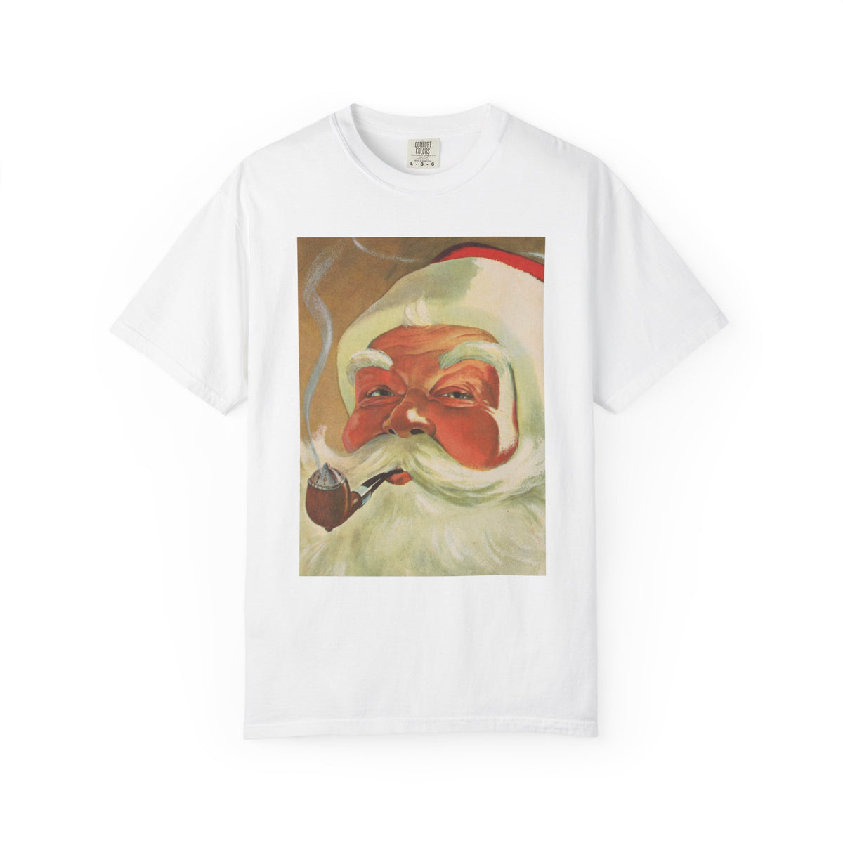 Vintage Santa Claus T Shirt Retro Christmas Graphic Tee For Men Christmas Top Nostalgic Holiday Shirt