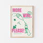 wine bottle wall art alternate product view