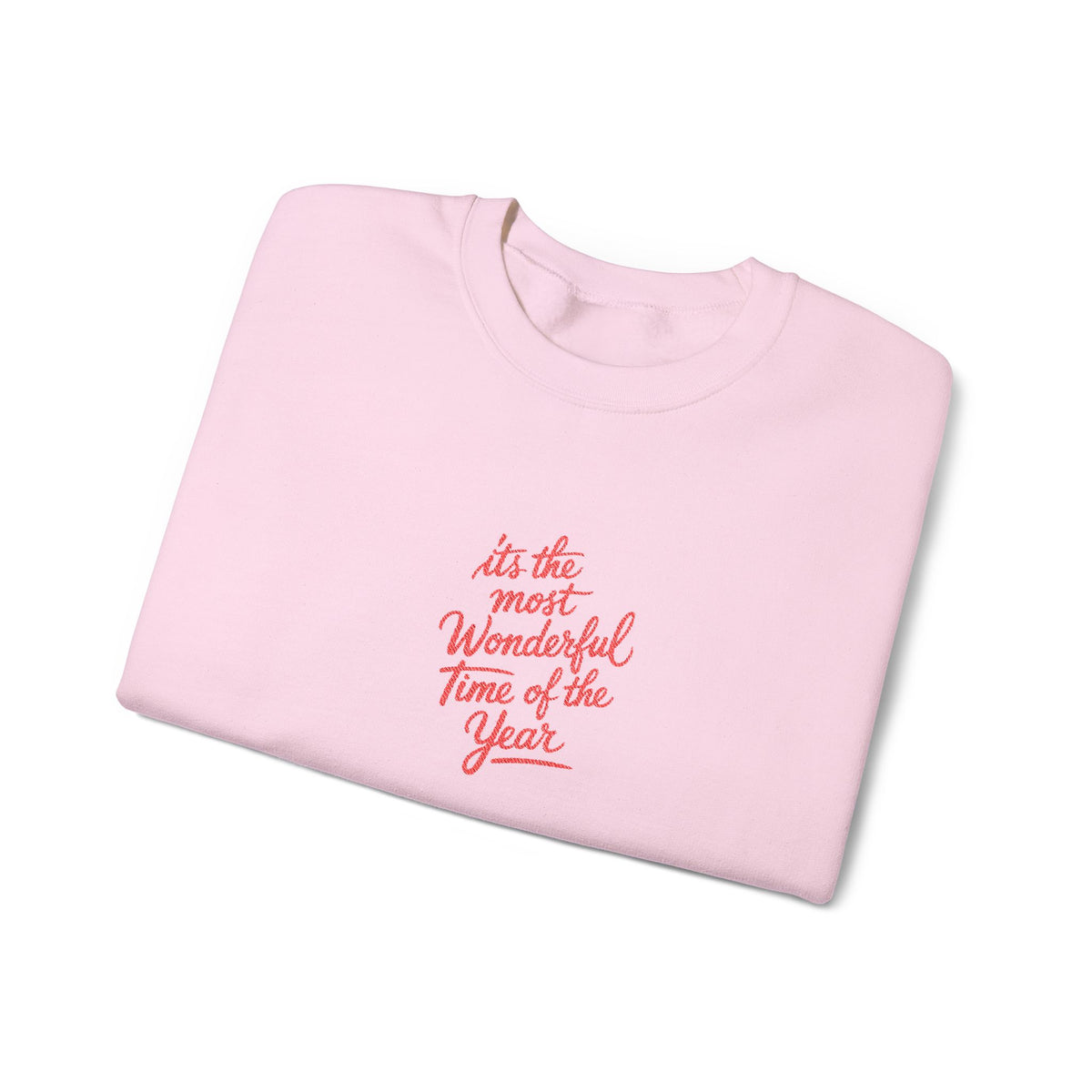Wonderful Time Christmas Sweatshirt Gift For Mom Holiday Crewneck Present For Sister Minimalist – product image 2