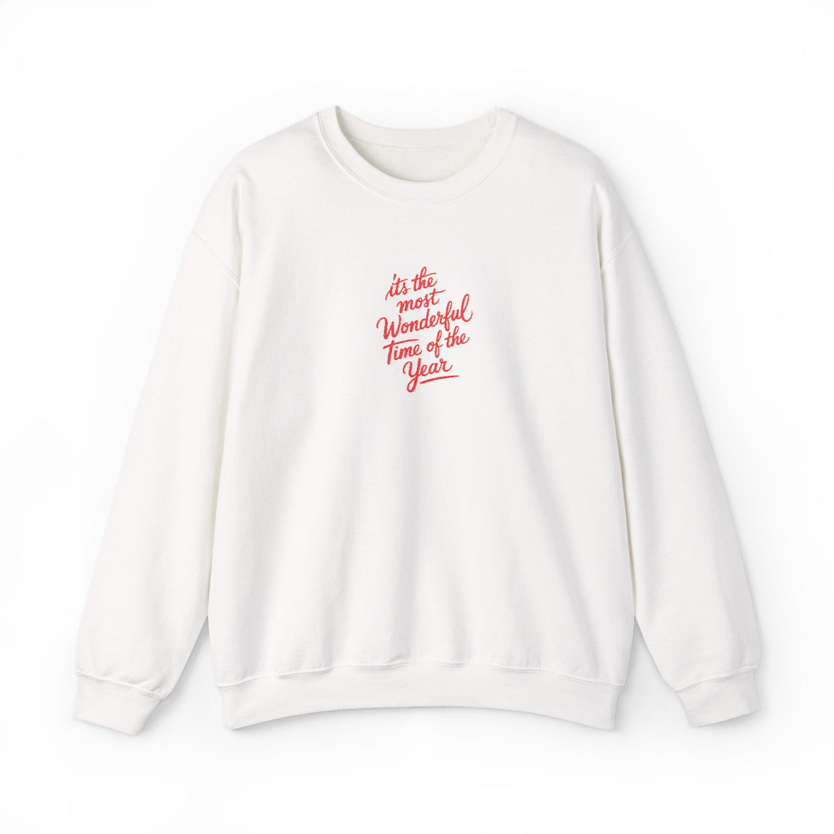Wonderful Time Christmas Sweatshirt Gift For Mom Holiday Crewneck Present For Sister Minimalist – product image 4