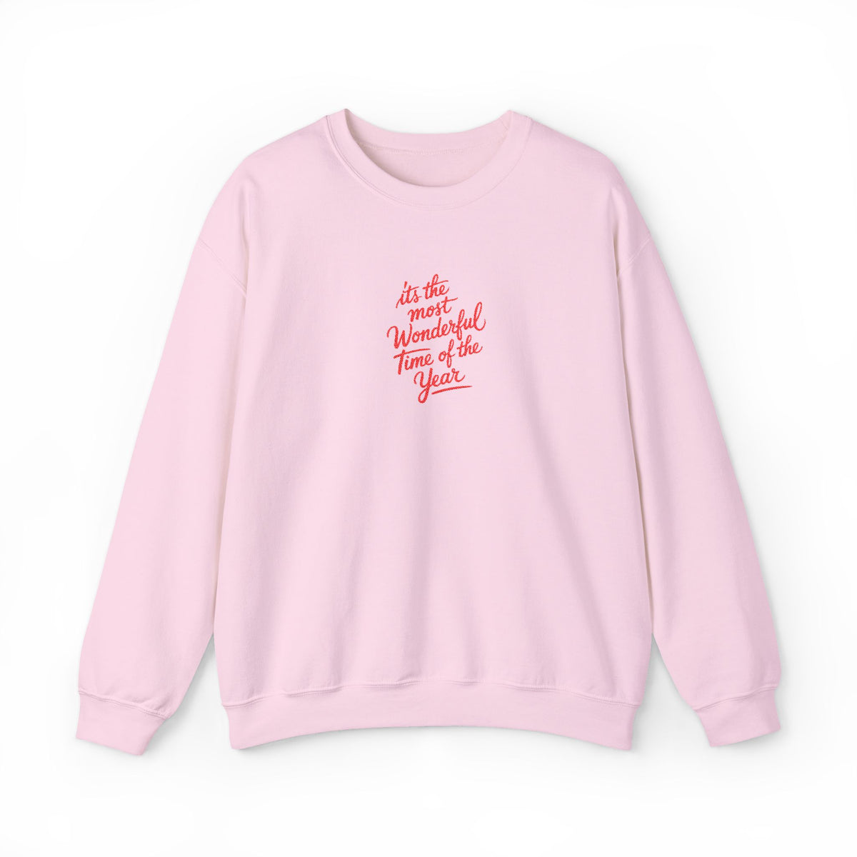 Wonderful Time Christmas Sweatshirt Gift For Mom Holiday Crewneck Present For Sister Minimalist – product image 6