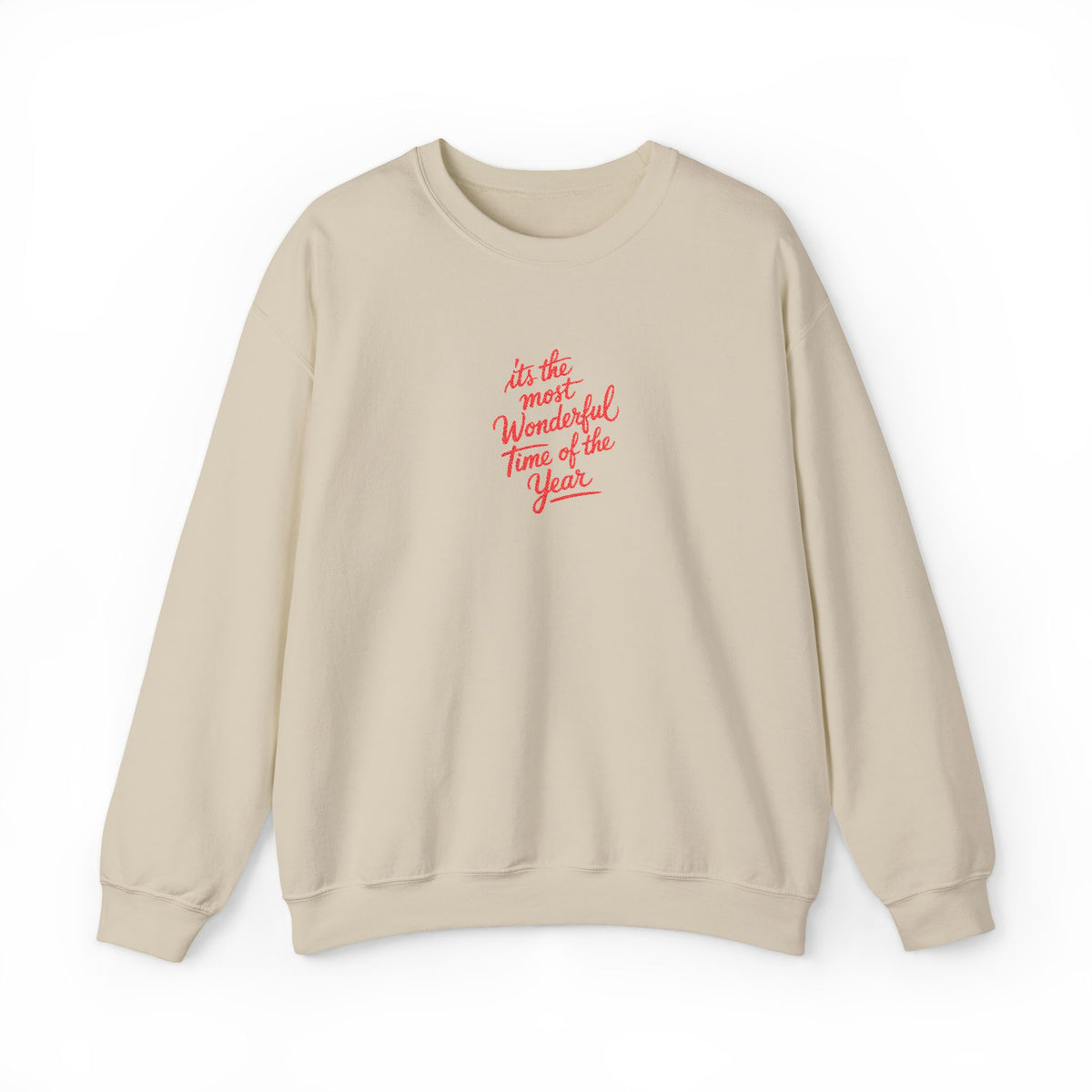 Wonderful Time Christmas Sweatshirt Gift For Mom Holiday Crewneck Present For Sister Minimalist – product image 7