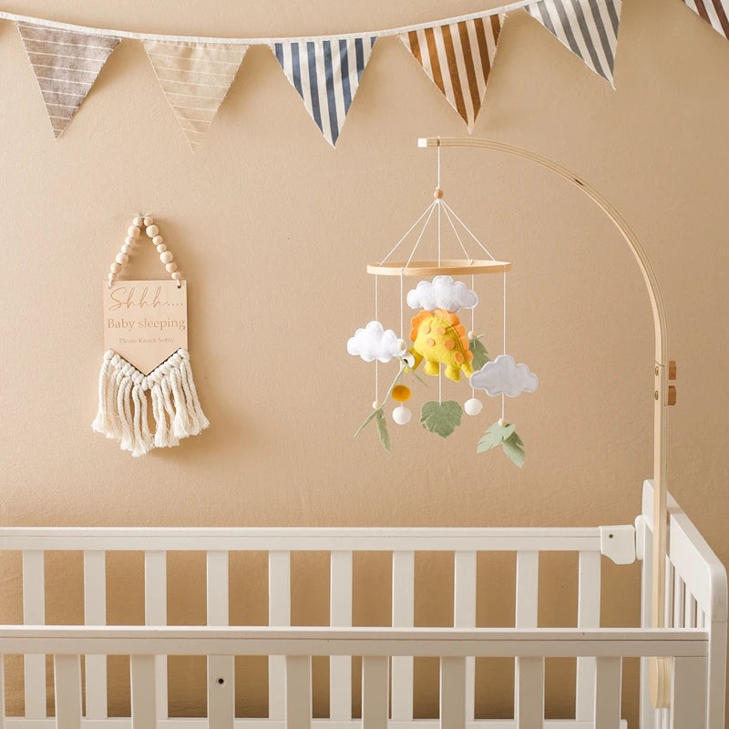 Wooden dinosaur nursery mobile product detail view 3