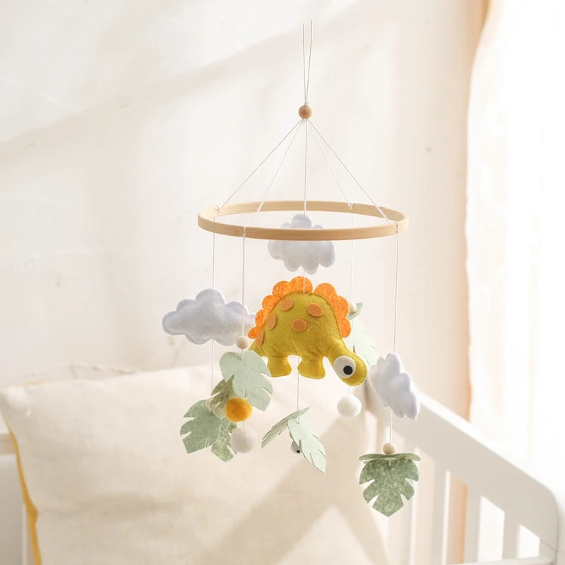 Wooden dinosaur nursery mobile product detail view 4