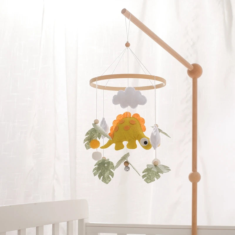 Wooden dinosaur nursery mobile product detail view 5