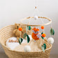 Wooden hot air balloon nursery mobile product detail view 6