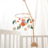 Wooden hot air balloon nursery mobile product detail view 2